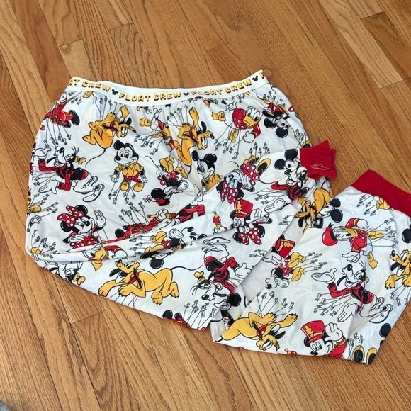Disney Playful Character Pajama Bottoms & top- Red, Yellow, Black nwot - Picture 2 of 6